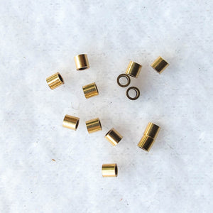 2mm x 2mm 14kt. gold filled crimp beads
