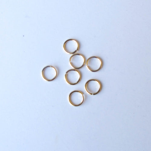 Jump Rings: 6mm. outer diameter, 4.25mm. inner diameter, 19-gauge 