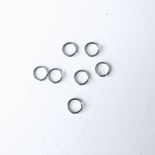 Load image into Gallery viewer, Jump Rings: 6mm. outer diameter, 4.25mm. inner diameter, 19-gauge 