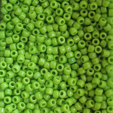 Load image into Gallery viewer, Opaque LIme Green Seed Beads, Size #8