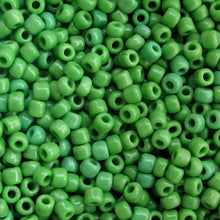 Load image into Gallery viewer, Opaque Green Seed Beads, Size #6 