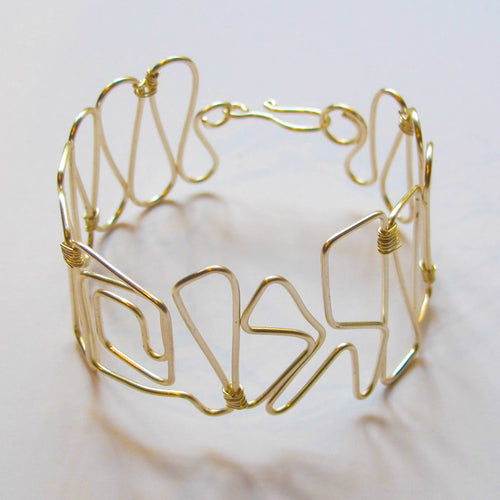 Abstract Wire Bracelet
