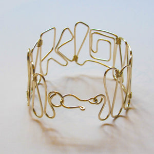 Abstract Wire Bracelet