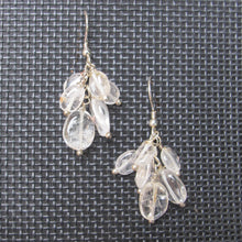 Load image into Gallery viewer, Clear Quartz Multi-Gemstone Drop Earrings