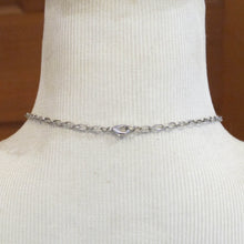 Load image into Gallery viewer, Japanese Weave Chain Maille Bib Necklace with Garnets