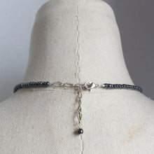 Load image into Gallery viewer, Hematite Seed Bead Necklace with Animal Charms