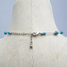 Load image into Gallery viewer, Turquoise Magnesite Hand-Knotted Floating Design Necklace