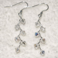 Load image into Gallery viewer, Swarovski Crystal Cascading Vine Earrings