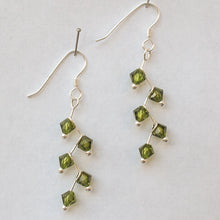 Load image into Gallery viewer, Swarovski Crystal Cascading Vine Earrings