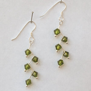 Swarovski Crystal Cascading Vine Earrings