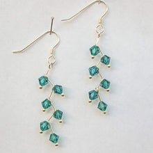 Load image into Gallery viewer, Swarovski Crystal Cascading Vine Earrings