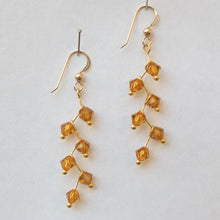 Load image into Gallery viewer, Swarovski Crystal Cascading Vine Earrings