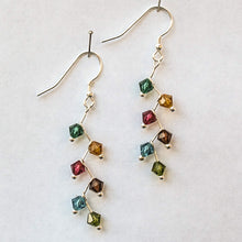 Load image into Gallery viewer, Swarovski Crystal Cascading Vine Earrings