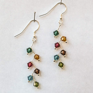 Swarovski Crystal Cascading Vine Earrings
