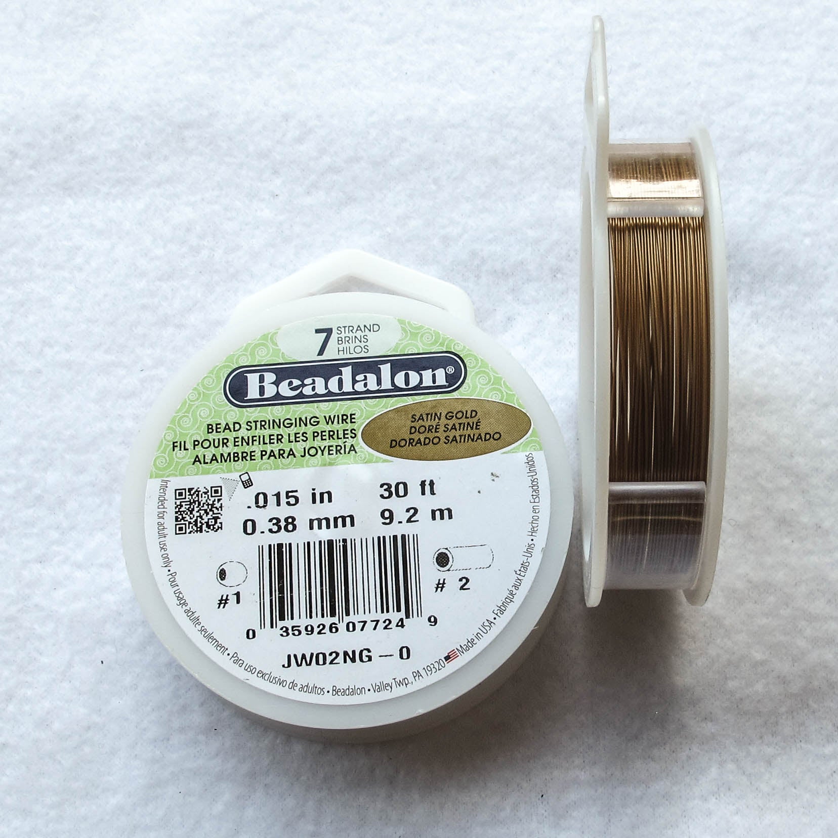 Beadalon Beading Wire 7 Strand Wire, Assorted Colors and Sizes