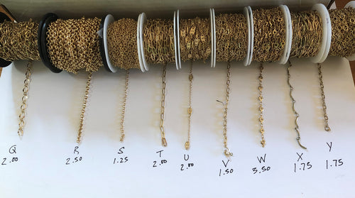 Chain sold by the foot