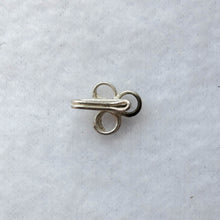 Load image into Gallery viewer, Hook Clasp with Triple Loops, 21mm. long, Silver
