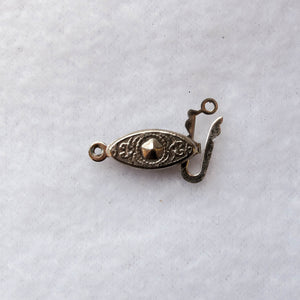 Gold fish hook clasp