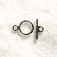 Load image into Gallery viewer, Basic Toggle Clasp, antique silver