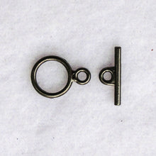 Load image into Gallery viewer, Basic Toggle Clasp, hematite