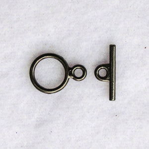 Basic Toggle Clasp, hematite