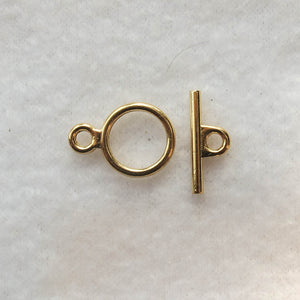 Basic Toggle Clasp, Gold