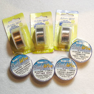 Craft Wire in many sizes and colors