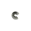 Load image into Gallery viewer, Antique silver 4mm. crimp cover