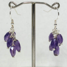 Load image into Gallery viewer, Gemstone Dangle Earrings/Amethyst