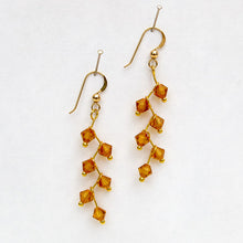 Load image into Gallery viewer, Swarovski Crystal Cascading Vine Earrings