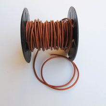 Load image into Gallery viewer, Metallic Bronze Round Leather Cord, 2mm. 