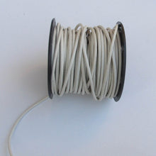 Load image into Gallery viewer, White Round Leather Cord, 2mm. 