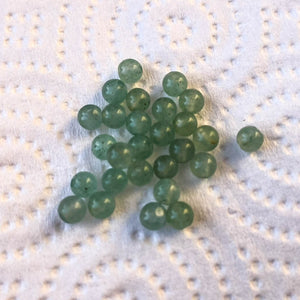 Green aventurine gemstone beads