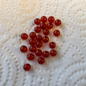 Carnelian gemstone beads