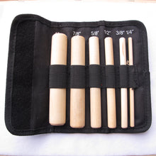 Load image into Gallery viewer, Wooden Mandrel Set - 6 pieces