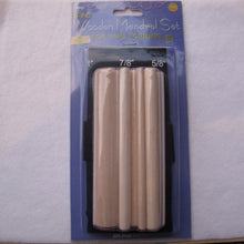 Load image into Gallery viewer, Wooden Mandrel Set - 6 pieces