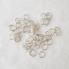 Load image into Gallery viewer, Jump Rings: 8mm. outer diameter, 6mm. inner diameter, 18-gauge