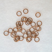 Load image into Gallery viewer, Jump Rings: 8mm. outer diameter, 6mm. inner diameter, 18-gauge