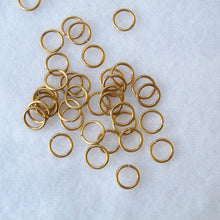 Load image into Gallery viewer, Jump Rings: 8mm. outer diameter, 6mm. inner diameter, 18-gauge