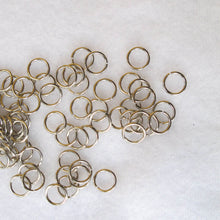 Load image into Gallery viewer, Jump Rings: 8mm. outer diameter, 6mm. inner diameter, 18-gauge