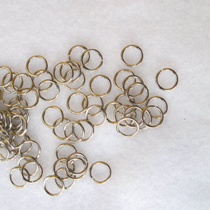 Jump Rings: 4.5mm. outer diameter, 3.2mm. inner diameter, 20-gauge