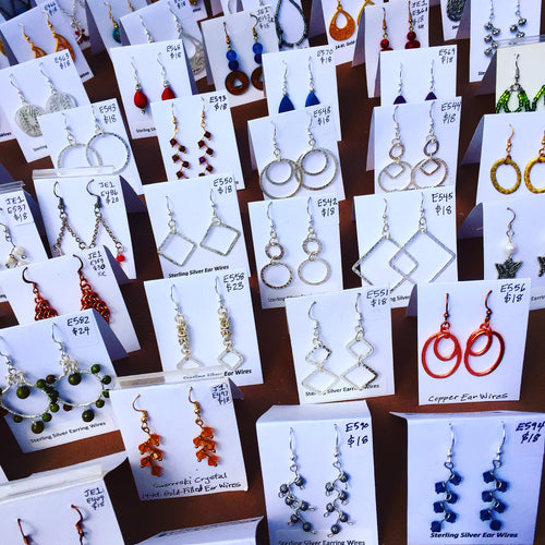 Earrings, many styles