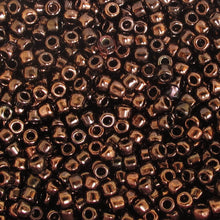 Load image into Gallery viewer, Iris Dark Bronze Seed Beads, Size #8