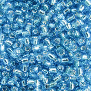 Light Aqua Seed Beads, Size #8