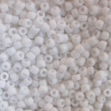 Load image into Gallery viewer, Opaque White Seed Beads, Size #8