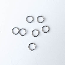 Load image into Gallery viewer, Jump Rings: 8mm. outer diameter, 6mm. inner diameter, 18-gauge
