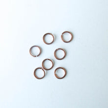 Load image into Gallery viewer, Jump Rings: 8mm. outer diameter, 6mm. inner diameter, 18-gauge