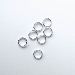 Jump Rings: 4.5mm. outer diameter, 3.2mm. inner diameter, 20-gauge