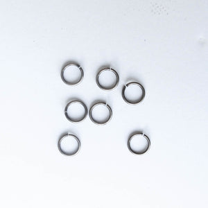 Jump Rings: 4.5mm. outer diameter, 3.2mm. inner diameter, 20-gauge