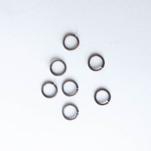 Load image into Gallery viewer, Jump Rings: 8mm. outer diameter, 6mm. inner diameter, 18-gauge